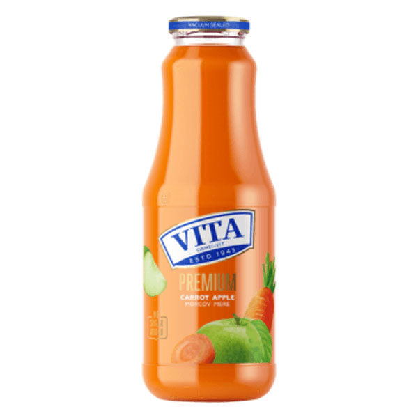 Juice Carrot-Apple – Glass – 1.06 qt – 33.81 fl oz (1.0lt)